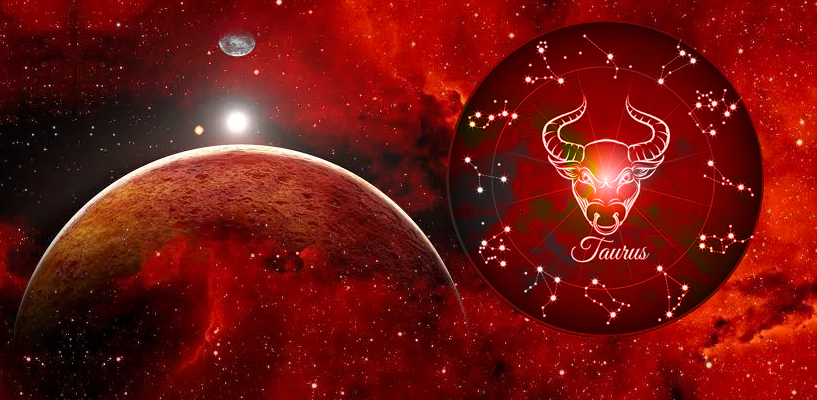 Transit of Mars for Taurus moon sign